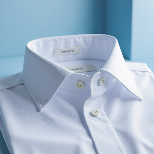 四十岁左右中年男性头像,穿白色衬衫,蓝色背景,专业商务形象,自信微笑